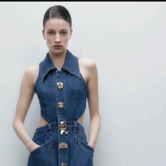 Urban Revivo Dresses Fashionable Denim Dress Poshmark